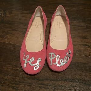Kate Spade Yes Please flats